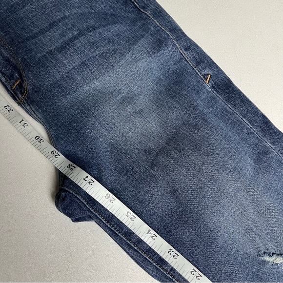 Good American Good Waist Distresses Jeans GAGL103 - Picture 8 of 10